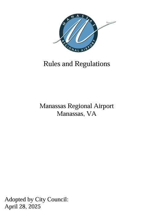 Rules & Regulations - Manassas Regional Airport